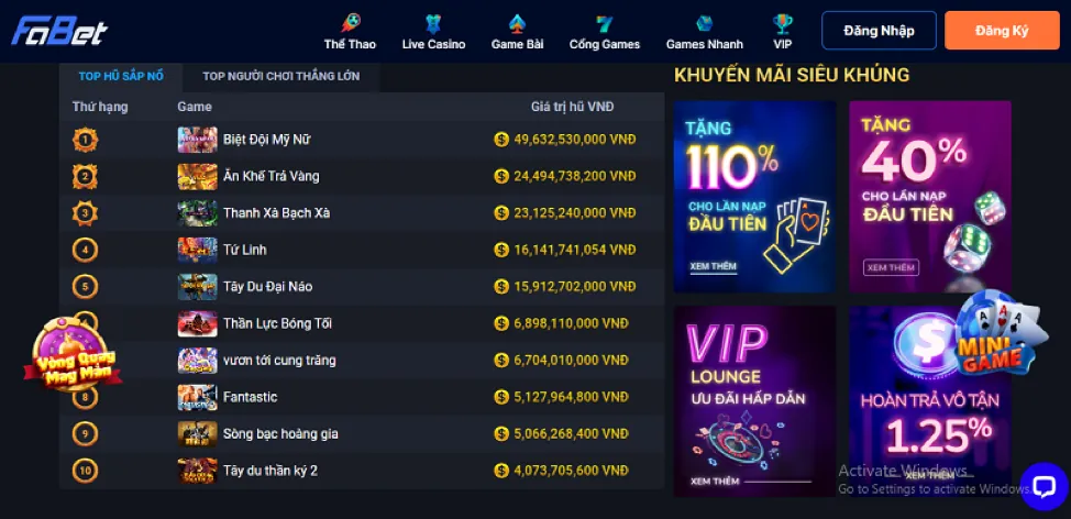 Bắn Cá VIP tại winvnd code